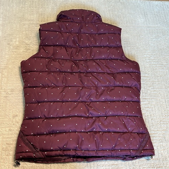 US Polo Assn Purple Polka Dot Puffer Vest Women’s Medium - Picture 8 of 8